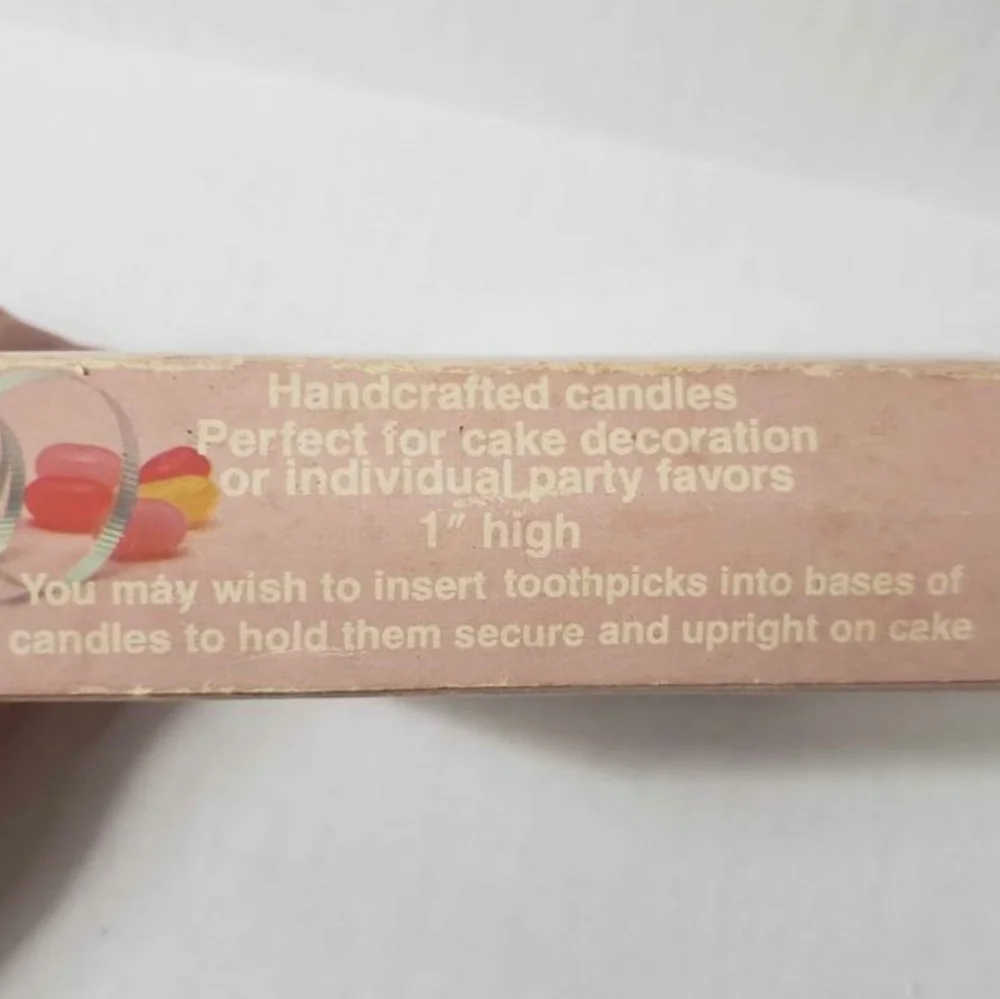 Vtg Enesco Cake Candle Toppers - Train Drum Jack-in- the-Box Teddy Bear Toy